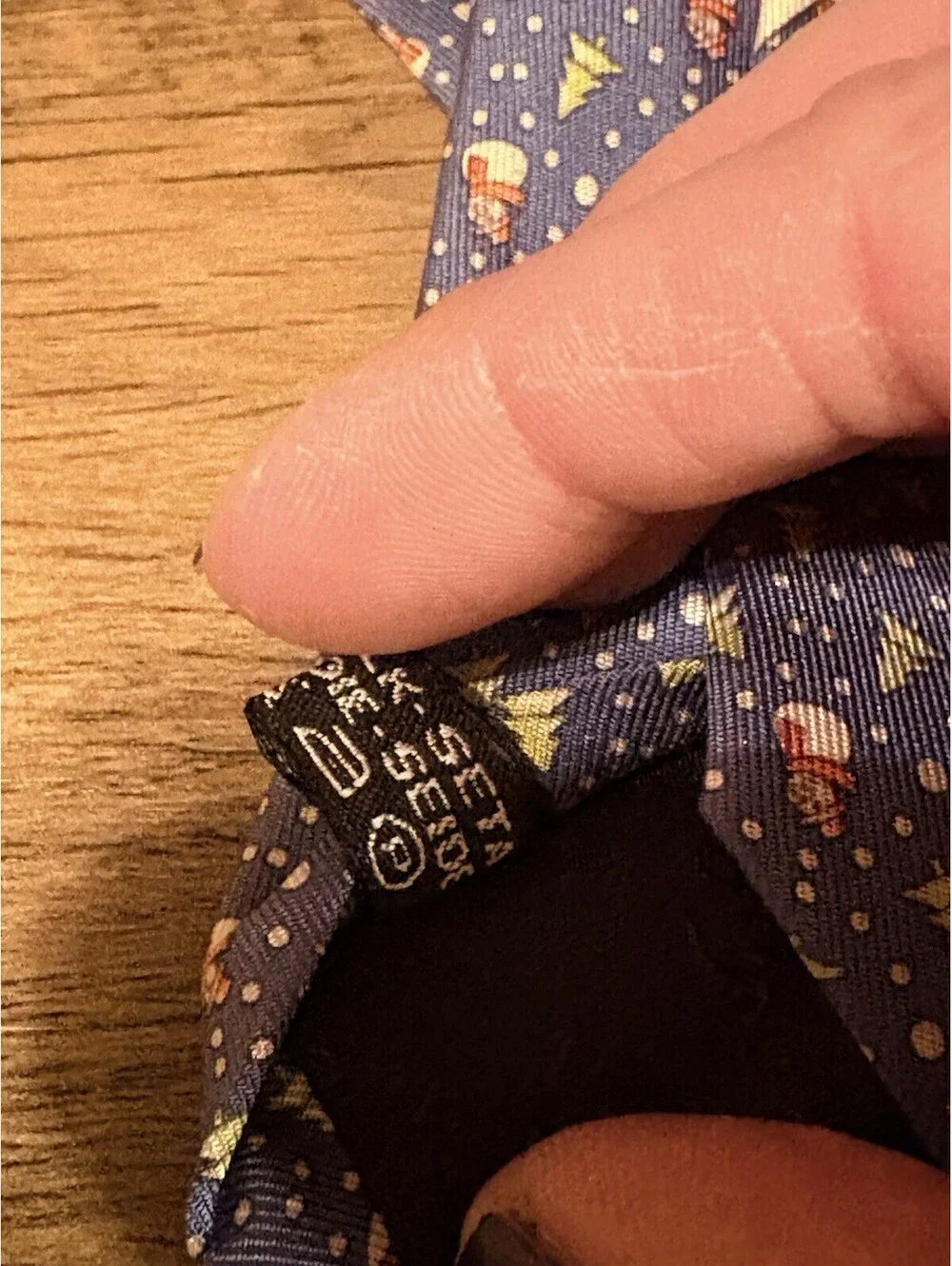 Salvatore Ferragamo Silk Christmas Tie Made In Italy Blue Snowmen Trees